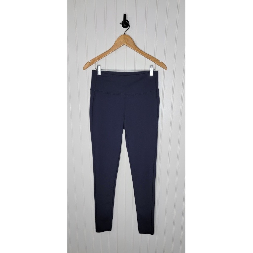 Athleta Navy Blue High-Rise Yoga Leggings Women's size Medium 27" Inseam